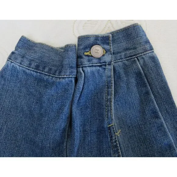 Highway Women's Cropped Denim Trucker Jacket Faux Fur Collar M EUC - Picture 9 of 14